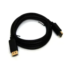 Beek DisplayPort (DP) Bağlantı Kablosu, DP 1.2, DP Erkek - DP Erkek, 4KX2K@60Hz, Altın Kaplama, 2 metre<br>
Beek DiplayPort P1.2 M/M, 4KX2K@60Hz,Gold 2M