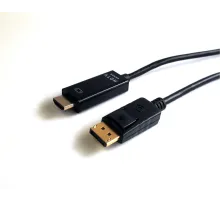 Beek DisplayPort (DP) Erkek <-> HDMI Erkek, 4K@30Hz, Altın Kaplama, 1 metre<br>
Beek DP M /HDMI M,4K@30Hz,Gold 1M