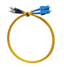 Beek FC-SC Fiber Optik Patch Kablo, OS 2 9/125 Singlemode, 3.0mm, LSZH, 1 metre