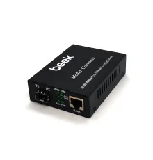 Beek Gigabit Ethernet to Gigabit SFP Media Converter<br>
Beek 10/100/1000Base-T to 1000Base-Fx Media Converter, GE SFP Slot