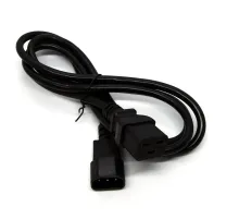 Beek Güç Kablosu, C14 <-> C19, 1.8 metre, H05VV-F 3*1 5mm kare<br>
Beek C14-C19 Power Cable 1.8M, H05VV-F 3*1.5mm2