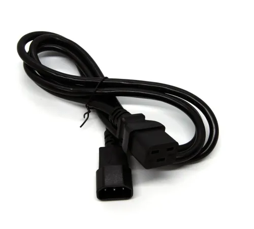 Beek Güç Kablosu, C14 <-> C19, 1.8 metre, H05VV-F 3*1 5mm kare<br>
Beek C14-C19 Power Cable 1.8M, H05VV-F 3*1.5mm2