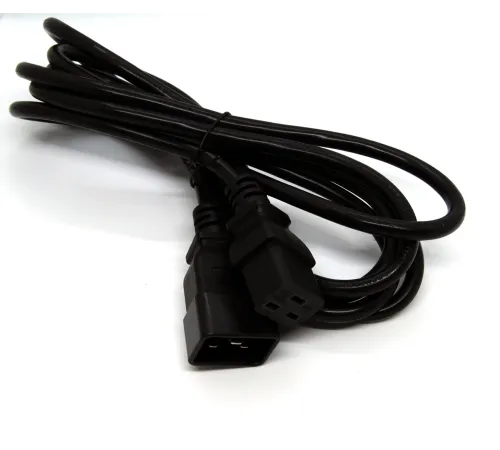 Beek Güç Kablosu Schuko C19 <-> C20, 3 metre, H05VV-F 3x1.5mm kare<br>
Beek C19-C20 Power Cable 3M, H05VV-F 3*1.5mm2