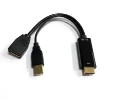 Beek HDMI <-> DisplayPort (DP++) Adaptör, HDMI Tip A Erkek Giriş,  DP Dişi Çıkış, DP 1.2, 4KX2K@30Hz çözünürlük