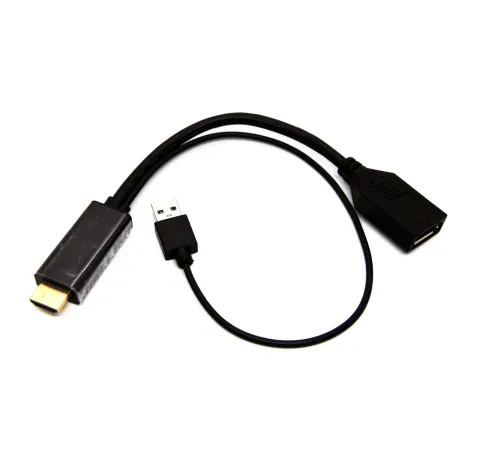 Beek HDMI <-> DisplayPort (DP) Adaptör Kablosu, HDMI Erkek - DP Dişi, Giriş: HDMI Çıkış: DP, 4KX2K@60Hz çözünürlük<br>
Beek HDMI M to DP F Adaptor Cable, Input: HDMI Output: DP, 4KX2K@60Hz çözünürlük