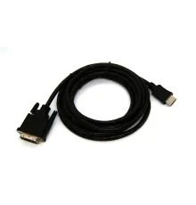 Beek HDMI <-> DVI-D Adaptör Kablosu, HDMI Tip A Erkek <-> DVI -D (18+1) Erkek, 3 metre<br>
Beek HDMI/DVI(18+1) M/M,3M