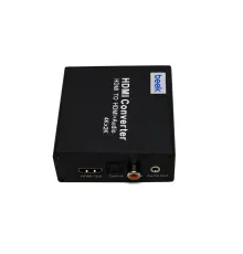 Beek HDMI <-> HDMI + Ses Sinyal Çeviricisi,  1 x HDMI giriş, 1 x HDMI çıkış + Toslink ses çıkışı (SPDIF yuva) + Coax ses çıkışı (Cinch yuva) + Analog ses çıkışı (3.5mm yuva)<br>
Beek HDMI Audio Extractor