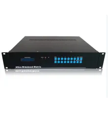 Beek HDMI Matrix 16 x 16<br>
16 giriş 16 çıkış<br>
RJ45 port<br>
RS232 port<br>
HDMI 1.4b<br>
HDCP 1.2<br>
1080p/60Hz çözünürlük<br>
Uzaktan kumanda ile yönetim<br>
RS232 arayüz