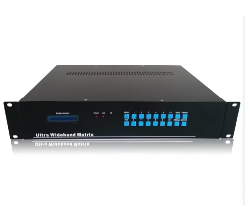 Beek HDMI Matrix 16 x 16<br>
16 giriş 16 çıkış<br>
RJ45 port<br>
RS232 port<br>
HDMI 1.4b<br>
HDCP 1.2<br>
1080p/60Hz çözünürlük<br>
Uzaktan kumanda ile yönetim<br>
RS232 arayüz