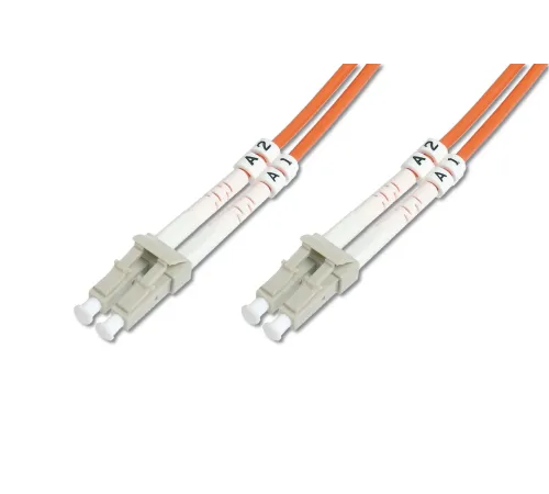 Beek LC-LC Fiber Optik Patch Kablo, Multimode OM 2 50/125 Duplex, 3.0mm, LSZH, 10 metre