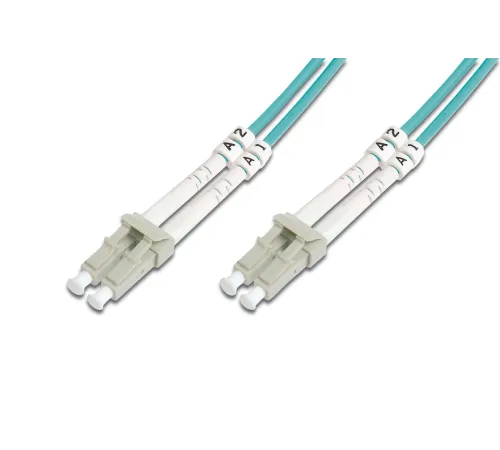 Beek LC-LC Fiber Optik Patch Kablo, Multimode OM 3 50/125 Duplex, 3.0mm, LSZH, 3 metre