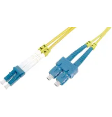 Beek LC-SC Fiber Optik Patch Kablo, 9/125 µ, Singlemode, 3.0mm, Duplex, OS2, LSZH, 30 metre
