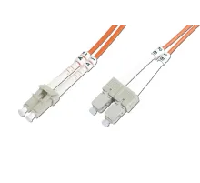 Beek LC-SC Fiber Optik Patch Kablo, Multimode OM 2 50/125 Duplex, 3.0mm, LSZH, 20 metre