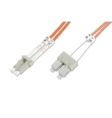 Beek LC-SC Fiber Optik Patch Kablo, Multimode OM 2 50/125 Duplex, 3.0mm, LSZH, 40 metre