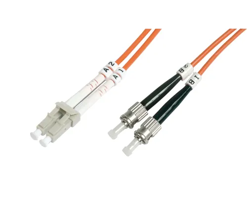 Beek LC-ST Fiber Optik Patch Kablo, Multimode OM 1 62.5/125 Duplex, 3.0mm, LSZH, 3 metre