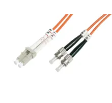 Beek LC-ST Fiber Optik Patch Kablo, Multimode OM 1 62.5/125 Duplex, 3.0mm, LSZH, 5 metre