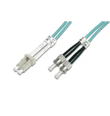 Beek LC-ST Fiber Optik Patch Kablo, Multimode OM 3 50/125 Duplex, 3.0mm, LSZH, 3 metre