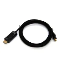 Beek Mini DisplayPort (mini DP) Erkek <-> HDMI Erkek, 4KX2K@30Hz, Altın Kaplama, 2 metre<br>
Beek MINI DP M /HDMI M, 4KX2K@30Hz,Gold, 2M