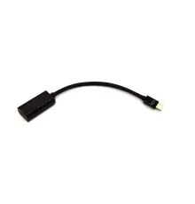 Beek Mini DisplayPort (mini DP) <-> HDMI Adaptörü, Kablolu, mini DP Erkek - HDMI tip A Dişi, altın kaplama, 1080P@60Hz, siyah renk, 0.20 metre<br>
Beek Mini Display to HDMI Adapter, Mini DP M/HDMI F, Gold Plated, 1080P@60Hz, Black, 0.2M