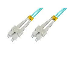 Beek SC - SC Fiber Optik Patch Kablo, Multimode OM 3 50/125 Duplex, 3.0mm, LSZH, 1 metre