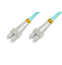 Beek SC - SC Fiber Optik Patch Kablo, Multimode OM 3 50/125 Duplex, 3.0mm, LSZH, 1 metre