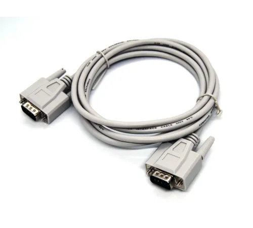 Beek Seri Kablosu, DB9 Erkek <-> DB 9 Erkek, 5 metre, Bej Renk<br>
Beek DB9 M/M,beige,5M
