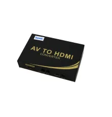 Beek Ses Görüntü (AV)/CVBS <-> HDMI Sinyal Çeviricisi, 1 x S-Video giriş,  1 x RCA Video giriş (Cinch yuva), 2 x RCA Sağ/Sol Analog Ses giriş (Cinch yuva), 1 x HDMI çıkış, 1080p, 60Hz<br>
Beek AV/S-Video To HDMI Converter