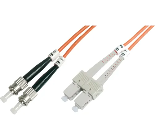 Beek ST-SC Fiber Optik Patch Kablo, Multimode OM 2 50/125 Duplex, 3.0mm, LSZH, 5 metre