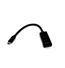 Beek USB Tip C Erkek <-> DisplayPort (DP) Dişi, 4K X 2K@60Hz, Nikel Kaplama, 0.15 metre<br>
Beek Type C Male / DP Female, 4K x 2K@60Hz, Nikel, 0.15M