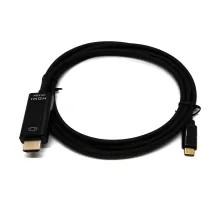 Beek USB Tip C <-> HDMI Görüntü Adaptörü, USB C Erkek <-> HDMI A Erkek, 4Kx2K@30Hz, siyah renk, altın kaplama gövde, siyah renk, 1.8 metre<br>
Beek USB C Male/HDMI A Male, 4KX2K@30Hz, Gold Plated Shell, black, 1.8M
