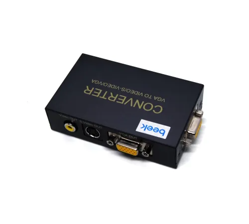 Beek VGA <-> Video Sinyal Çevirici<br>
Beek PC to TV Converter