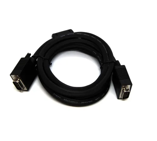 Beek VGA Monitör Kablosu, DSUB 15 erkek <-> DSUB 15 erkek, 1.80 metre, 2x ferrite filtreli, 1.8 metre, Siyah Renk<br>
Beek VGA 1.8 mt cable M/M with Filter