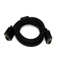 Beek VGA Monitör Kablosu, DSUB 15 erkek <-> DSUB 15 erkek, 3 metre, 3Coax/7C, AWG28, 2x ferrite filtreli, siyah renk<br>
Beek VGA 3 mt cable M/M with Filter