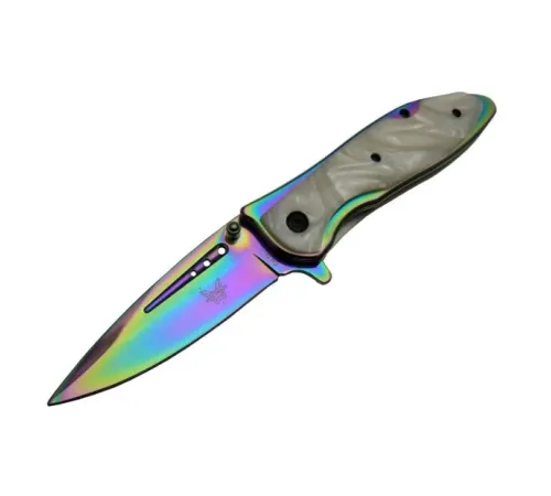 Benchmade DA76-1 Çakı Renkli Sedef 20 cm Manuel