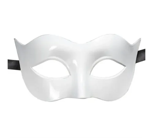 Beyaz Renk Masquerade Kostüm Partisi Venedik Balo Maskesi