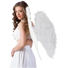 Beyaz Renkli Büyük Boy Melek Kanadı 55x80 cm