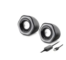 Bilgisayar Hoparlörü 1+1 Usb + 3.5 Mm + Ses Kontrol Siyah SPA2209