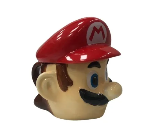 Bıyıklı Adam Tasarımlı Seramik Kapaklı Kupa Bardak