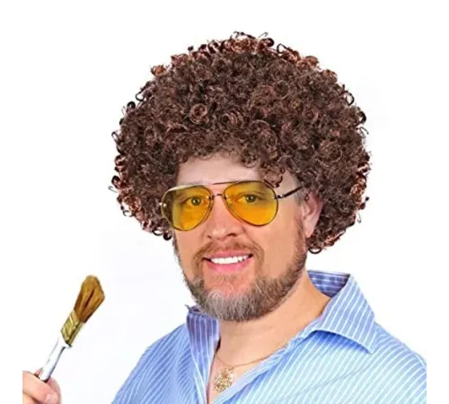 Bob Ross Bonus Peruk Kahverengi Renk 120 gr