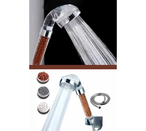Boncuklu Su Tasarruflu Kireç Önleyici Duş Başlığı