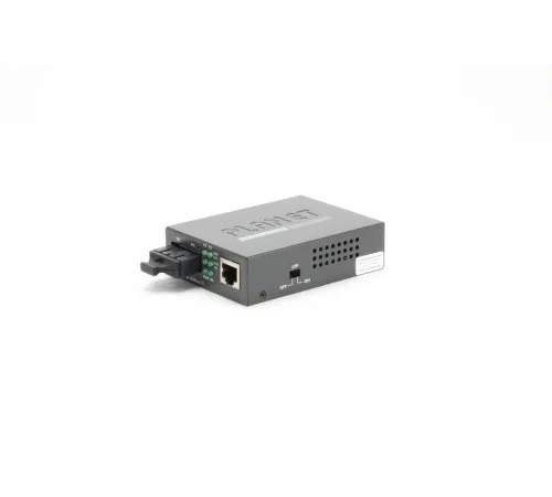 Bridge Media Converter<br>
10/100Base-TX - 100Base-FX (SC, MM)<br>
2km