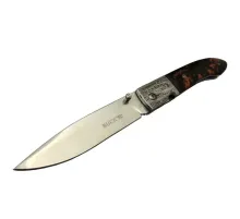 Buck Knives BK-011BK Kamp Çakı 23 cm - Kahverengi Sedef Sap, Kılıflı, Kutulu