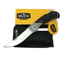 Buck Knives BK-013BK Kamp Çakı 20,5 cm - Kılıflı, Kutulu