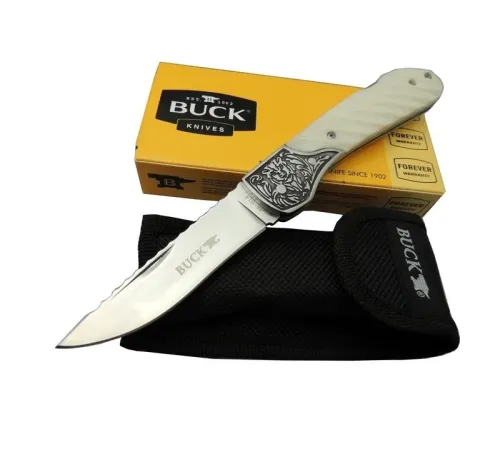 Buck Knives BK-014WY Kamp Çakı 20 cm - Kılıflı, Kutulu