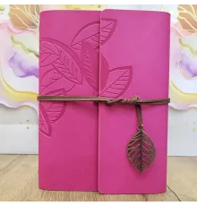 Büyük Boy Yaprak Tasarımlı Not Defteri