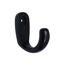 Büyük Tekli Fincan Askı, Dekor Askısı - Siyah, 100 Adet, 12x23x30 mm