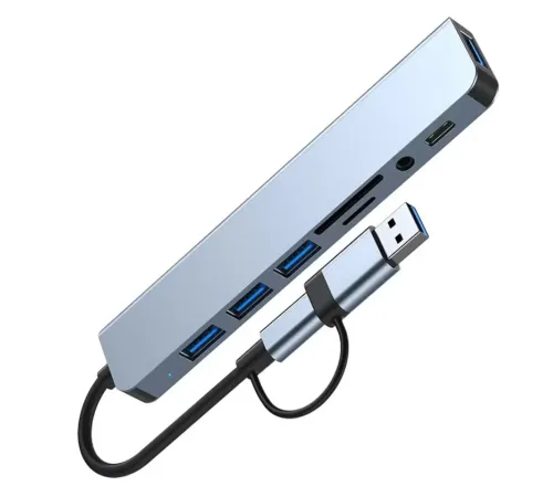 Byl 2218Tu Support 8 İn 1 Type-C Usb Çevirici