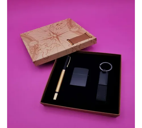 Çakmak Anahtarlık Ve Metal Roller Kalem