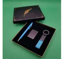 Çakmak Anahtarlık Ve Tükenmez Kalem Turkuaz