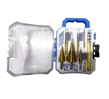 Çantalı 7 Parça Kademeli - Freze Matkap Ucu Seti